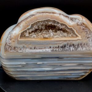 Agate Cloud Geode Natural Crystal Cluster Carving Multifarious