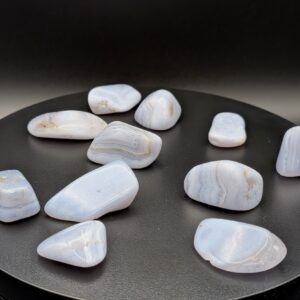 Blue Lace Agate Polished Stones Tumbled Multifarious