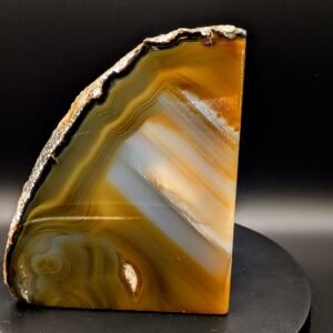 Agate Geode Bookend Single Natural Crystal Home Decor Multifarious