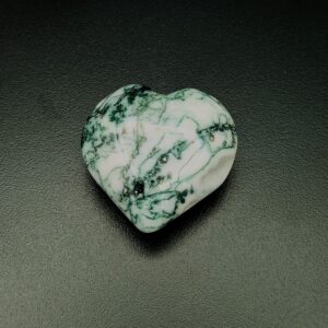 Tree Agate Heart Dendritic Agate Crystal Carving Multifarious