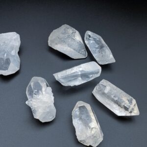 Raw Quartz Crystals Natural Clear Point Specimen Multifarious